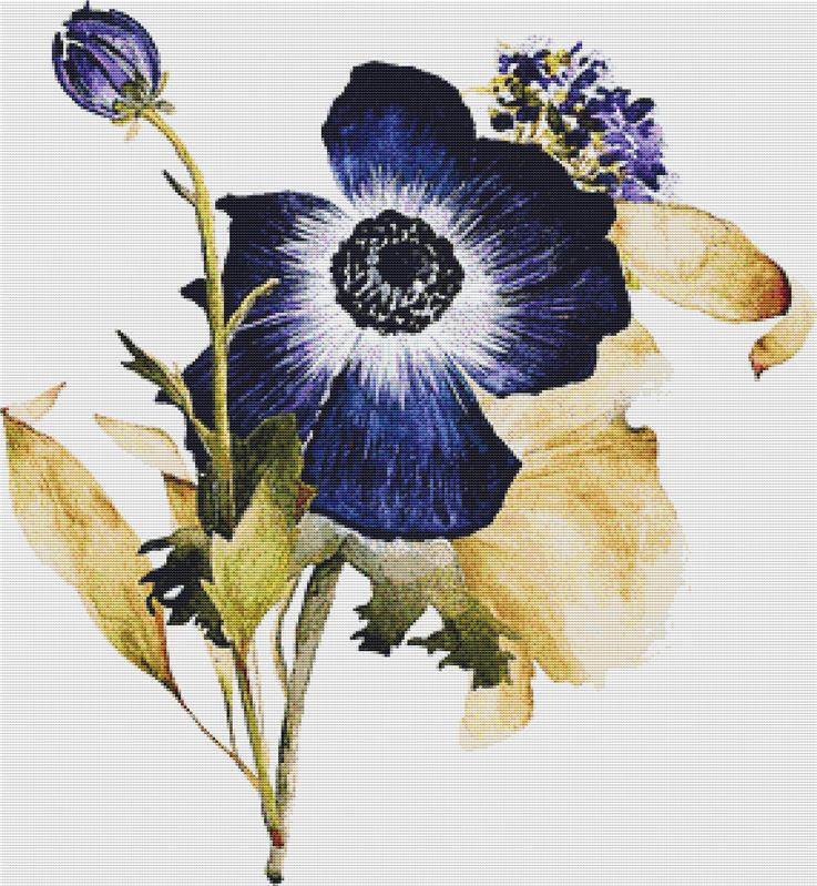 Chai Floral Arrangement - X Squared Cross Stitch