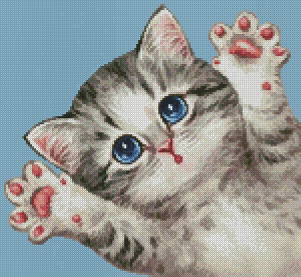 Mini Cat 49 - Artecy Cross Stitch