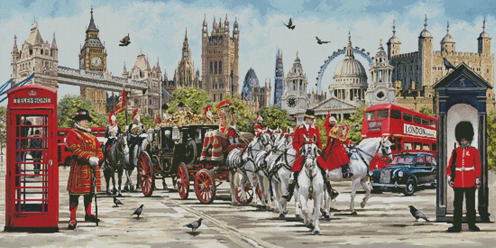 London Panorama (Large) - Artecy Cross Stitch