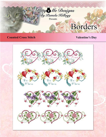 Borders: Valentine's Day - Kitty & Me Designs