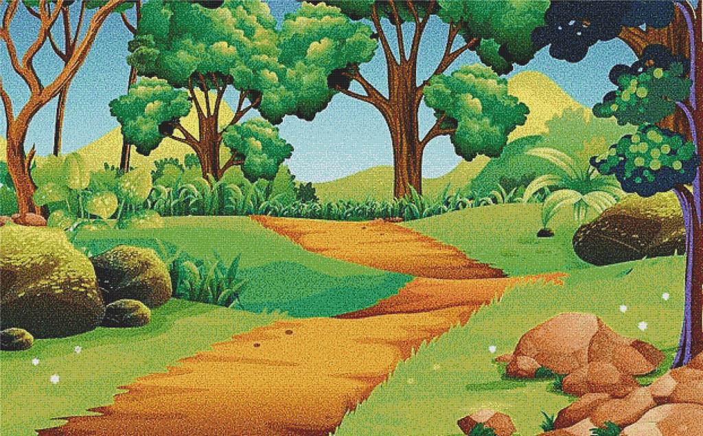 Nature Landscape - X Squared Cross Stitch