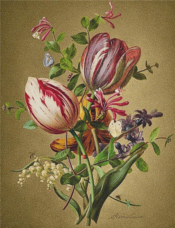 Bouquet Of Tulips - X Squared Cross Stitch