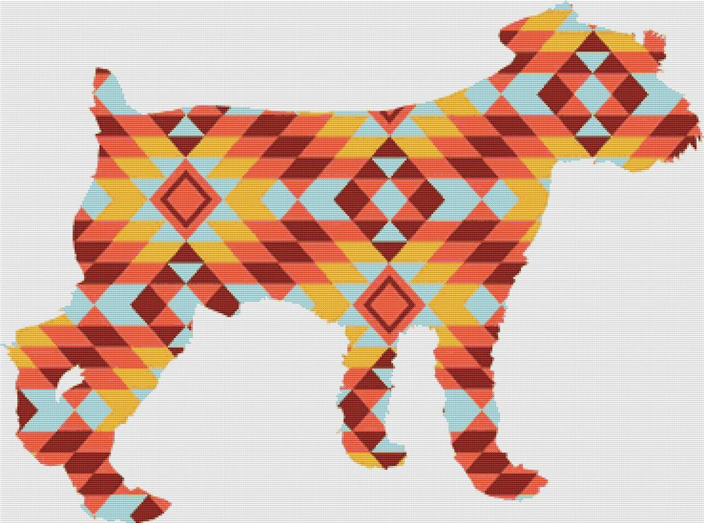 Kilim Dog - X Squared Cross Stitch