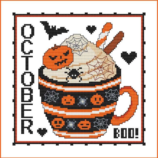 A Year Of Mugs: October - Cross Stitch Wonders