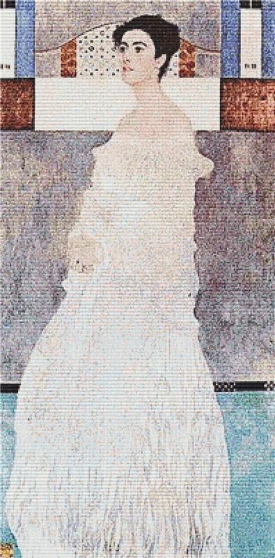 Portrait Of Margaret Stonborough-Wittgenstein - X Squared Cross Stitch