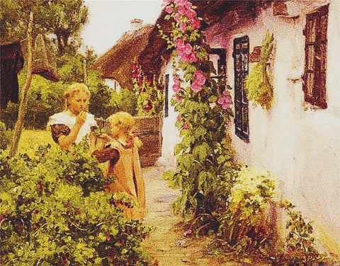 Children In The Garden - X Squared Cross Stitch