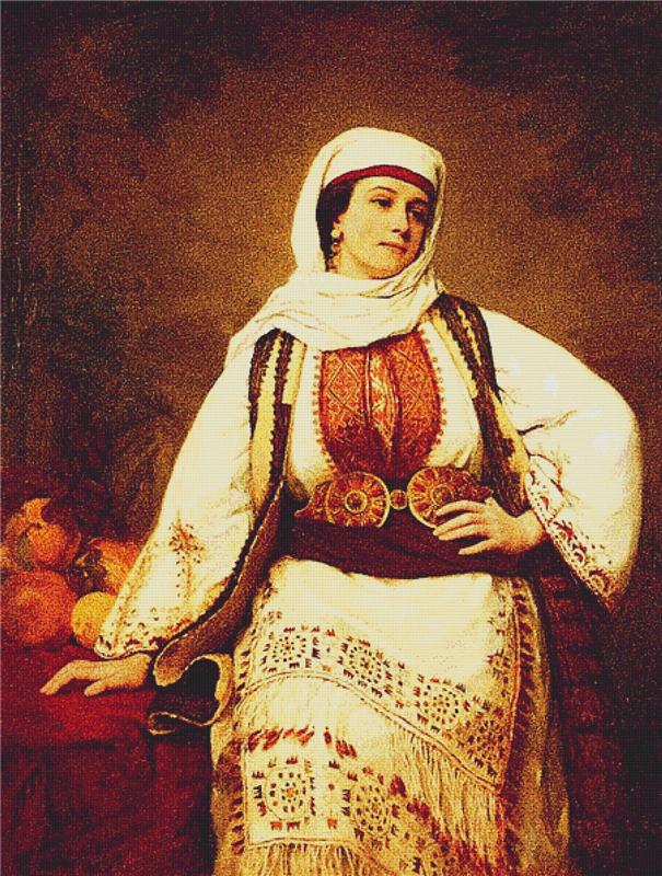 Une Beaute Orientale - X Squared Cross Stitch