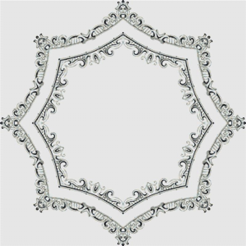 Octagonal Border - X Squared Cross Stitch