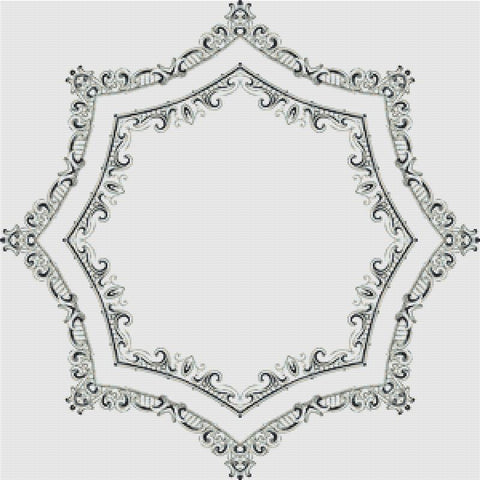 Octagonal Border - X Squared Cross Stitch