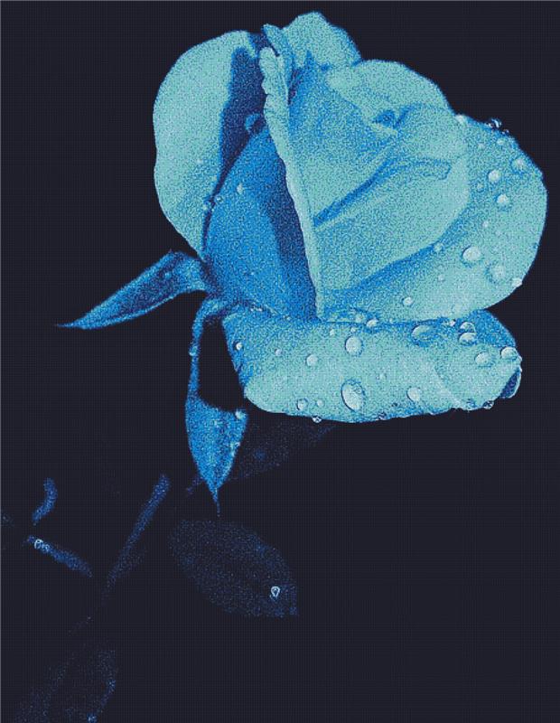 Neon Rose - X Squared Cross Stitch