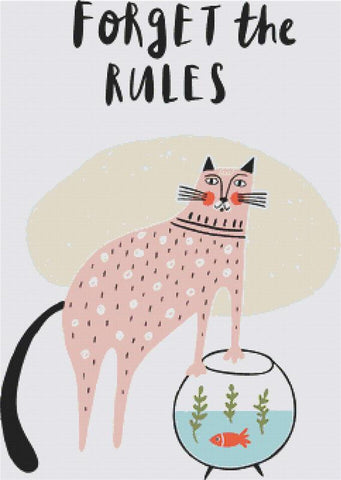 Forget The Rules - X Squared Cross Stitch