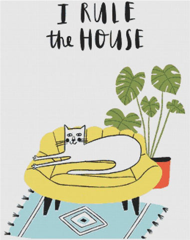 I Rule The House - X Squared Cross Stitch