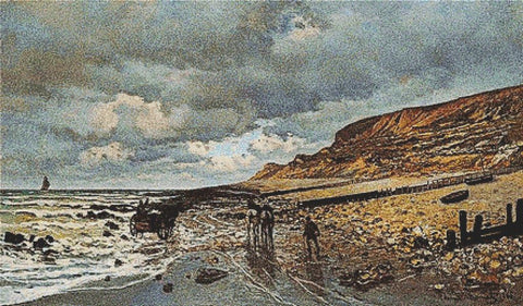 The Headland Of The Heve At Low Tide - X Squared Cross Stitch