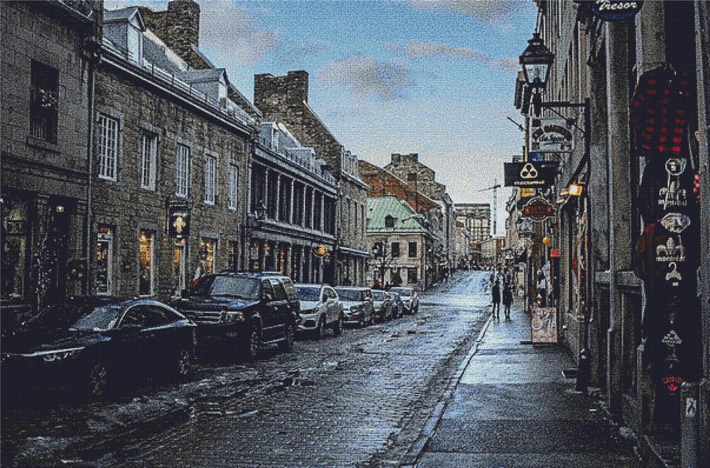 Old Montreal - X Squared Cross Stitch