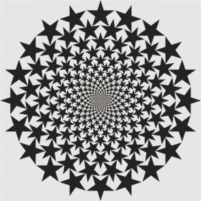 Maelstrom Of Stars - X Squared Cross Stitch