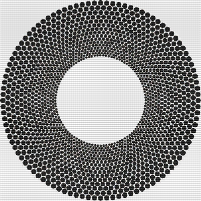 Frame Of Circles - X Squared Cross Stitch