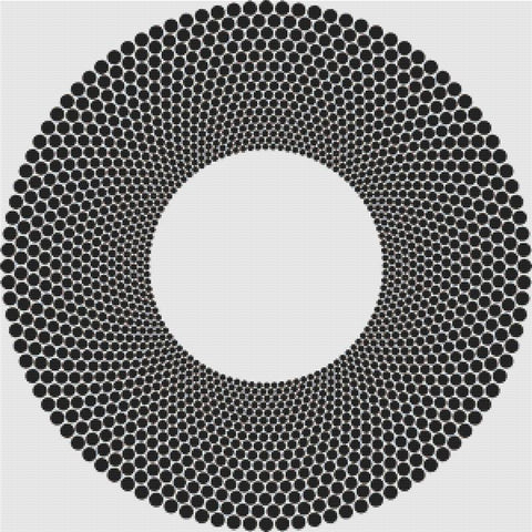 Frame Of Circles - X Squared Cross Stitch