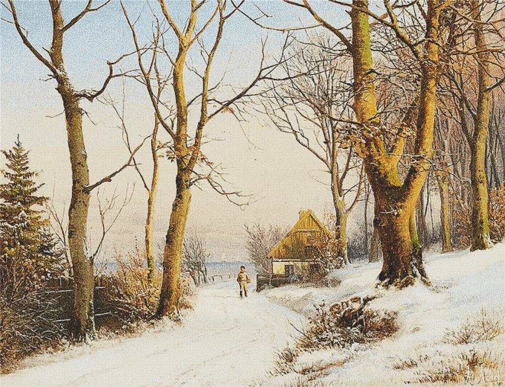 A Winters Day Near The Sound - X Squared Cross Stitch