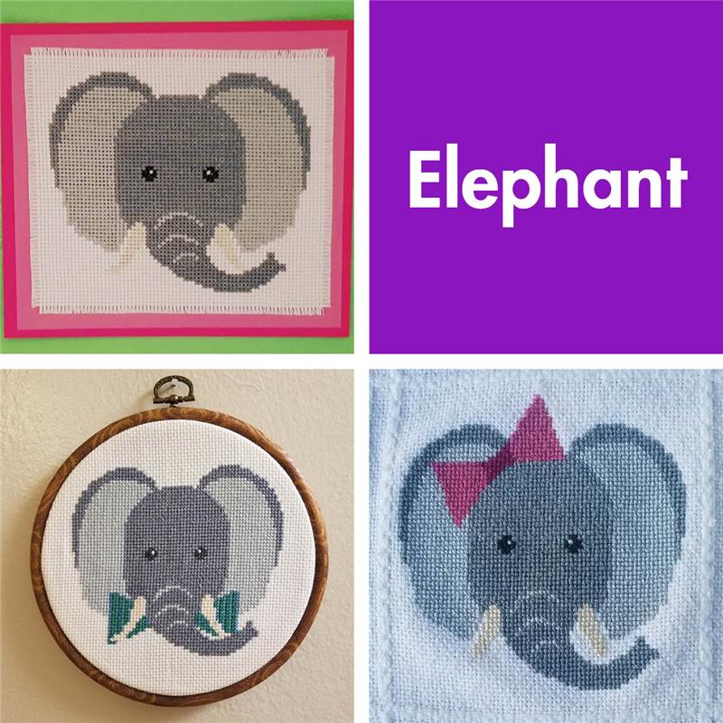 Animal Faces: Elephant - Keb Studio Creations