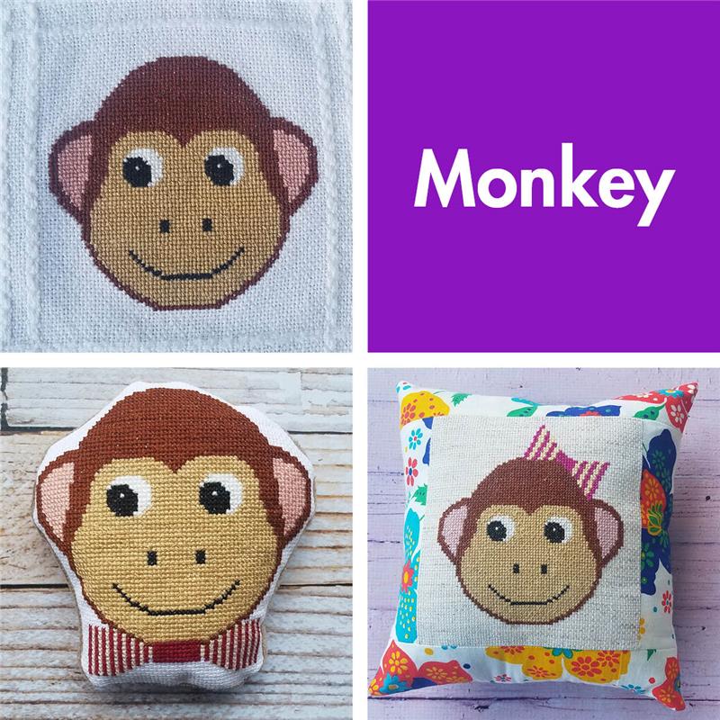 Animal Faces: Monkey - Keb Studio Creations