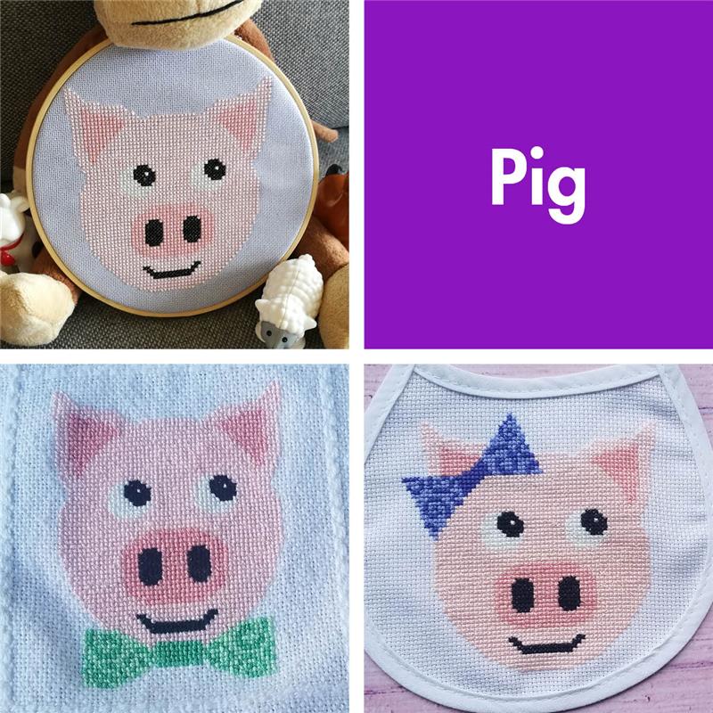 Animal Faces: Pig - Keb Studio Creations