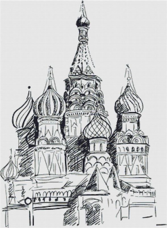 St. Basil's Cathedral - X Squared Cross Stitch