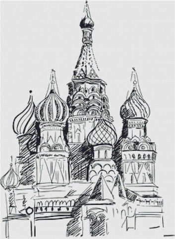 St. Basil's Cathedral - X Squared Cross Stitch