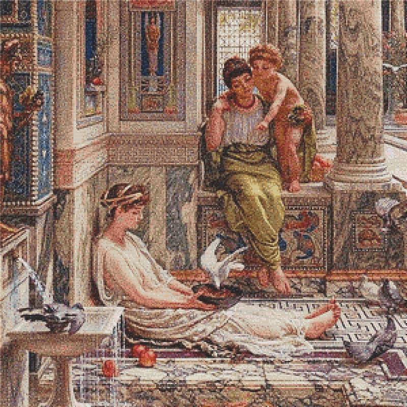 The Corner Of The Villa - X Squared Cross Stitch