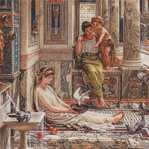 The Corner Of The Villa - X Squared Cross Stitch