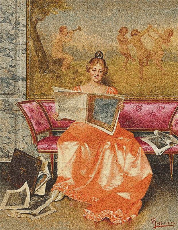 Reading An Art Journal - X Squared Cross Stitch