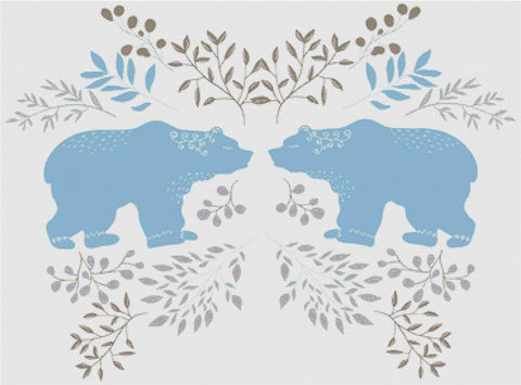 Polar Bear Composition - X Squared Cross Stitch