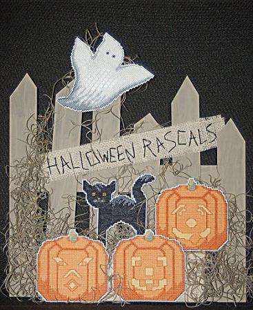 By The Fence: Halloween Rascals - Linda Jeanne Jenkins