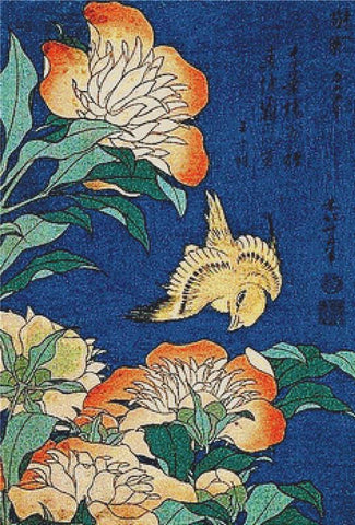 Canary And Peonies - X Squared Cross Stitch