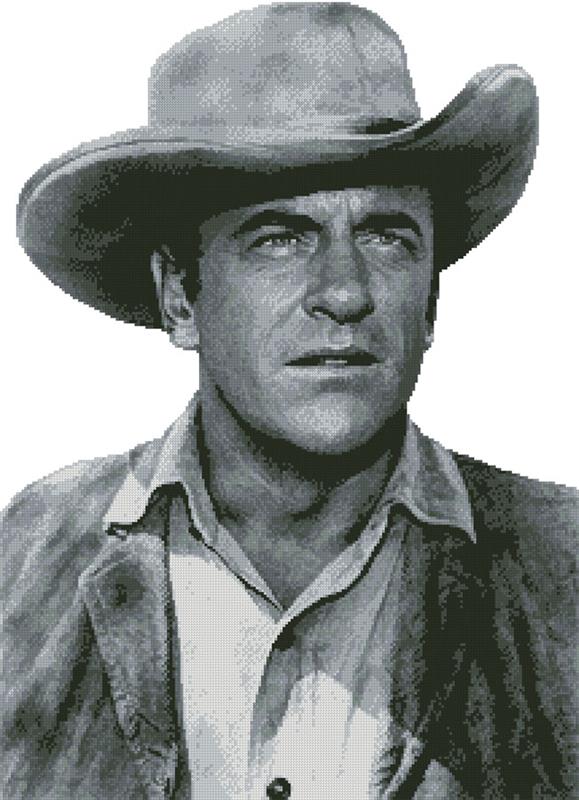 James Arness - Artecy Cross Stitch