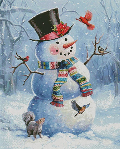 Snowman And Friends - Artecy Cross Stitch