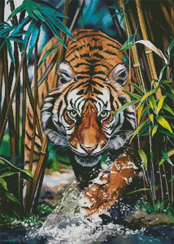 Dangerous Tiger - Artecy Cross Stitch