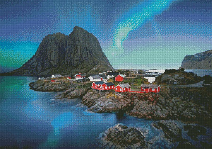Lofoten Norway - Artecy Cross Stitch