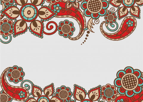 Paisley Border - X Squared Cross Stitch
