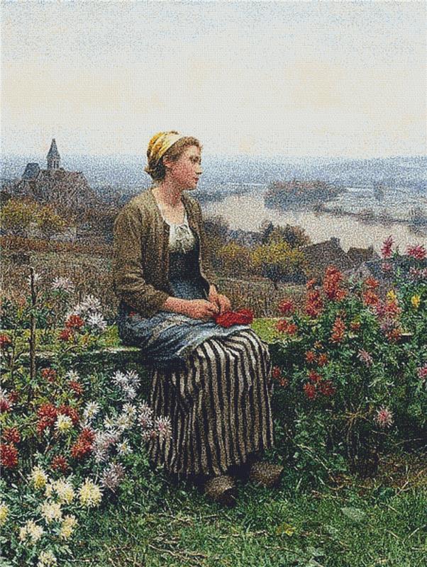 The Knitter - X Squared Cross Stitch