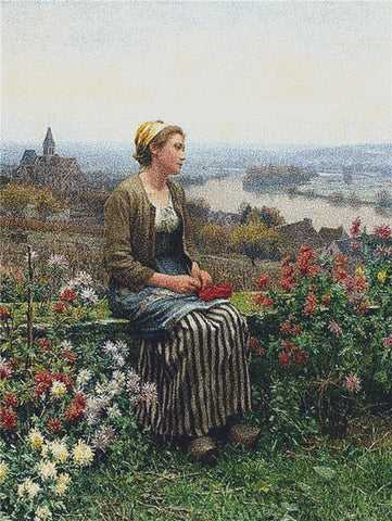 The Knitter - X Squared Cross Stitch