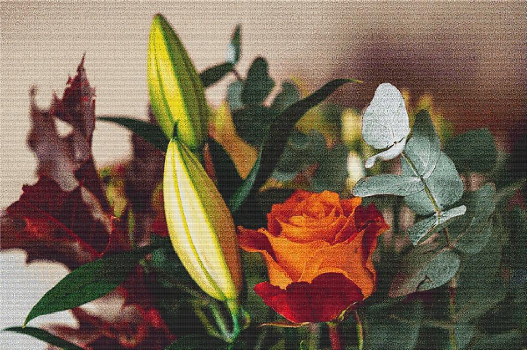 Flower Arrangement - X Squared Cross Stitch