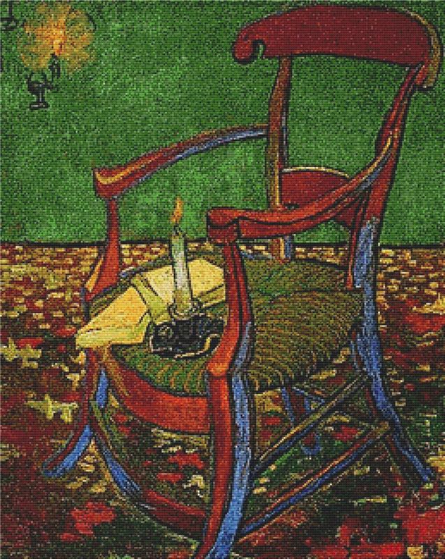 Paul Gauguin's Armchair - X Squared Cross Stitch