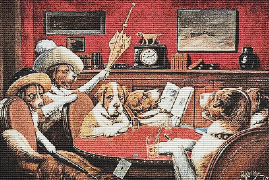 Sitting Up With A Sick Friend - X Squared Cross Stitch