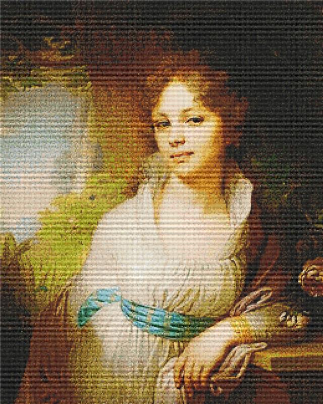 Portrait Of M. I. Lopukhina - X Squared Cross Stitch