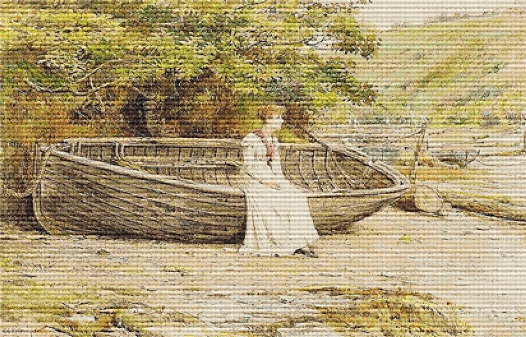 Awaiting The Return Of The Fleet - X Squared Cross Stitch