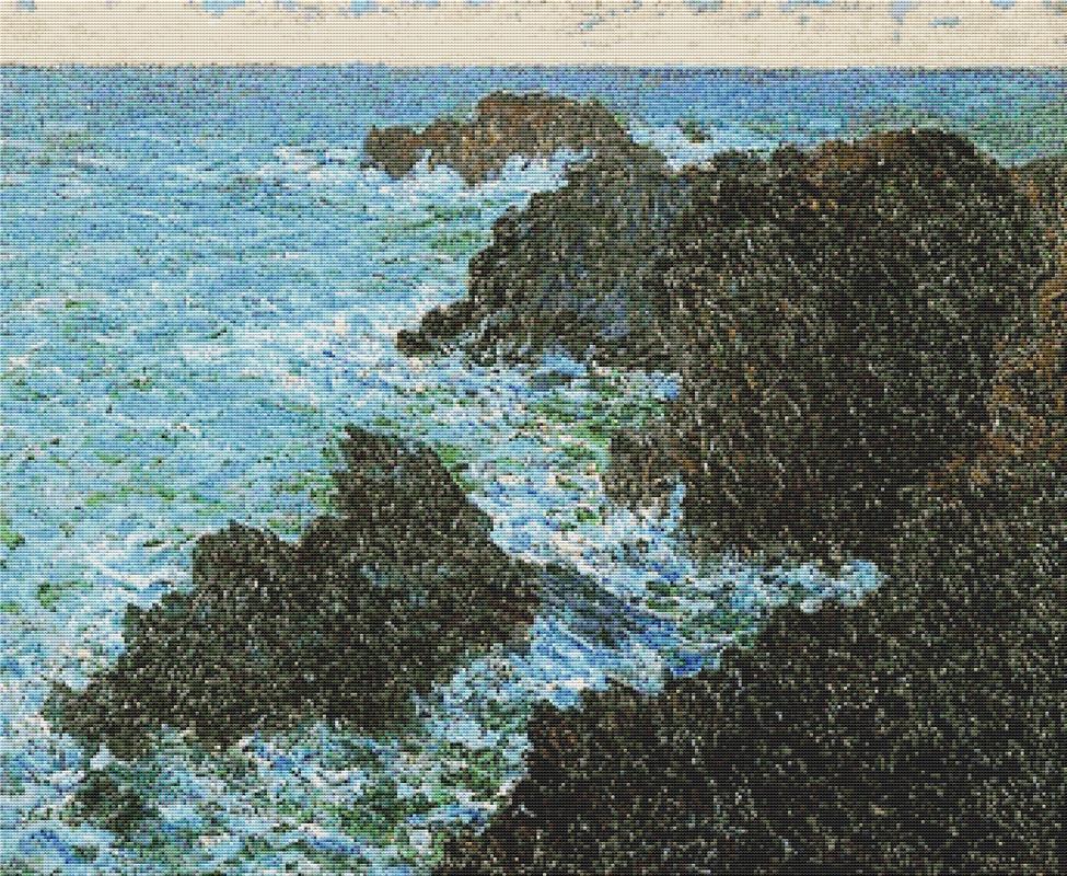 The Rocks Of Belle-Ile - X Squared Cross Stitch