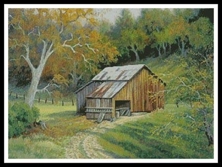 Barn On Crystal Springs Road - Artecy Cross Stitch
