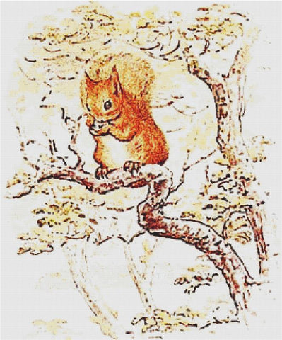 Squirrel Nutkin - X Squared Cross Stitch
