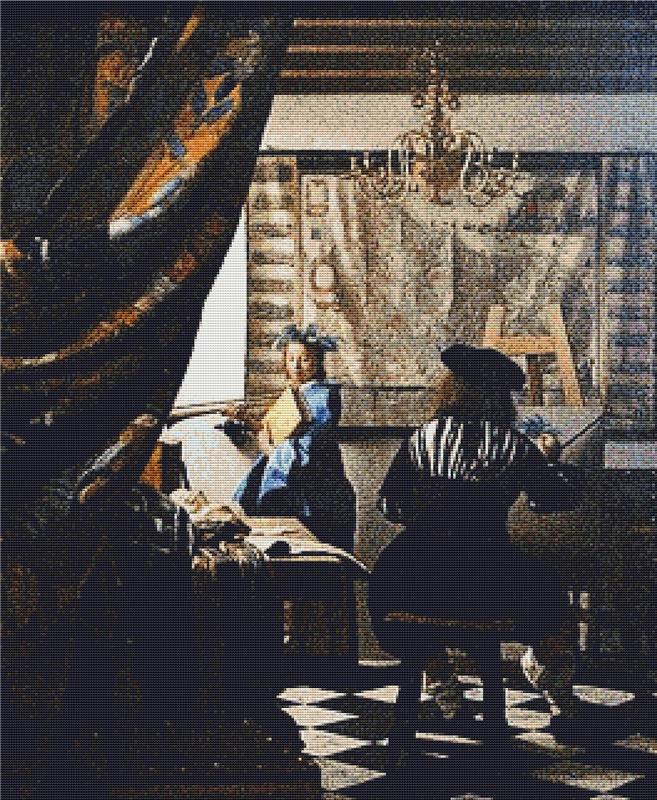 The Art Of Painting - X Squared Cross Stitch