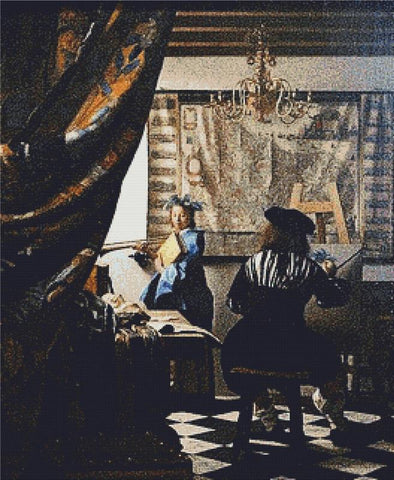 The Art Of Painting - X Squared Cross Stitch